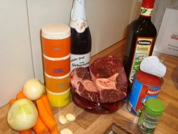 Hauptgericht - Rind - Ossobuco mit Rinderbeinscheiben - schnell - Rezept - Bild Nr. 3