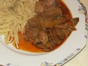 Schweinegulasch - Rezept