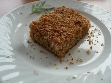 Kuchen: Dinkel-Blechkuchen mit Kokosraspeln - Rezept - Bild Nr. 2