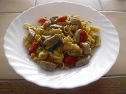 Nudel-Bratwurstpfanne - Rezept