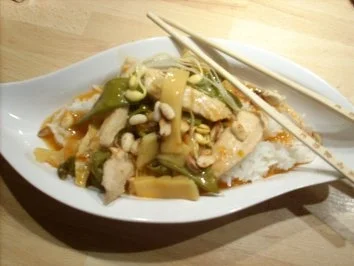 Rezept: Puten-Wok "Szechuan" Puten-Wok "Szechuan" - Rezept
