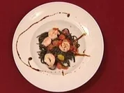 Scharfe Schalen-Könige auf Trauer-Pasta (Anneke Dürkopp) - Rezept