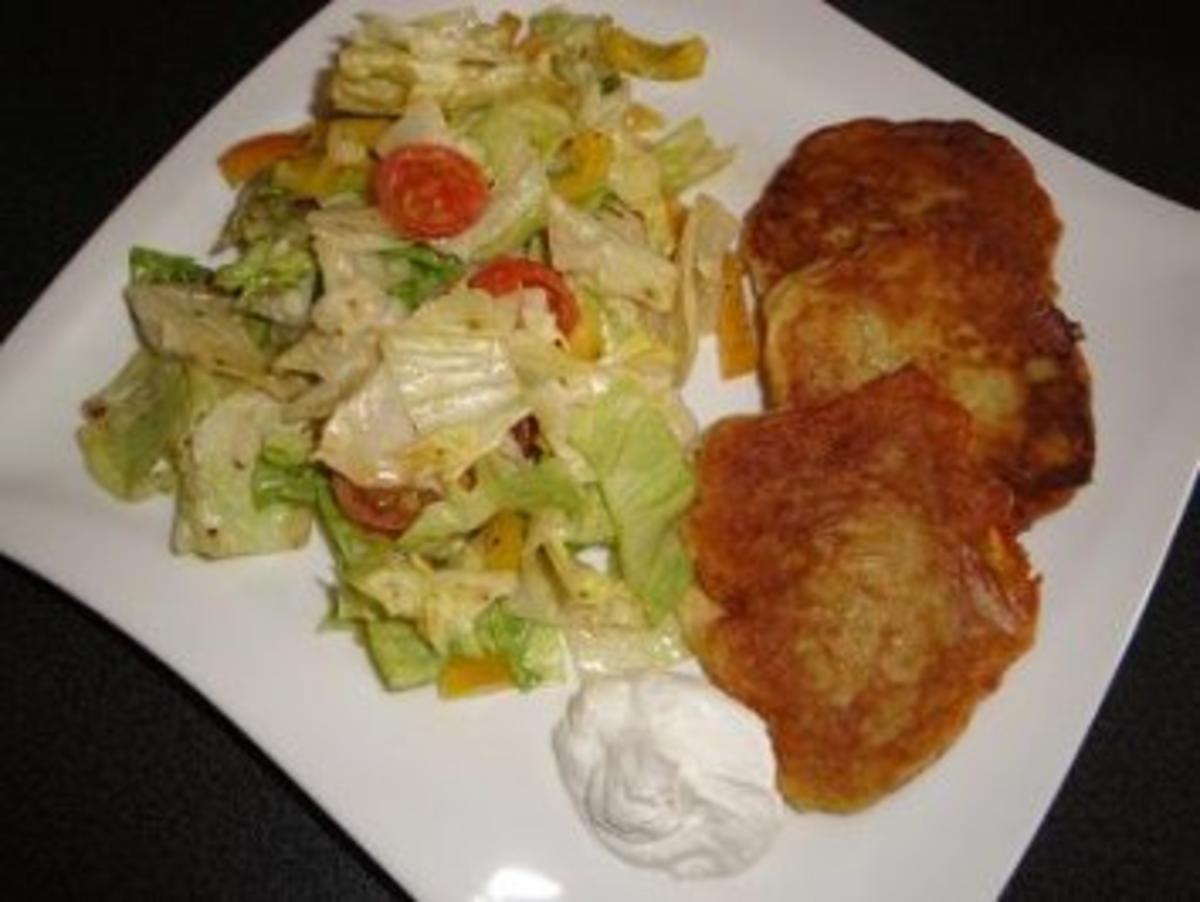 Kartoffelpuffer mit Kartoffeln und Ei - Rezept mit Bild - kochbar.de