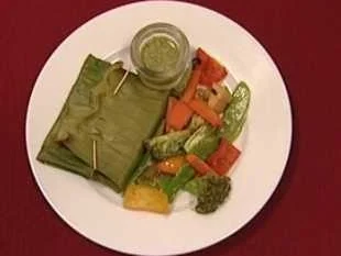 Rezept: Schamhafte Edelgräte auf Thai-Grün (Anneke Dürkopp) Schamhafte Edelgräte auf Thai-Grün (Anneke Dürkopp) - Rezept