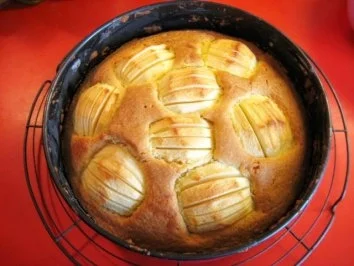 Versunkener Apfelkuchen mit Bilder - Rezept - Bild Nr. 6