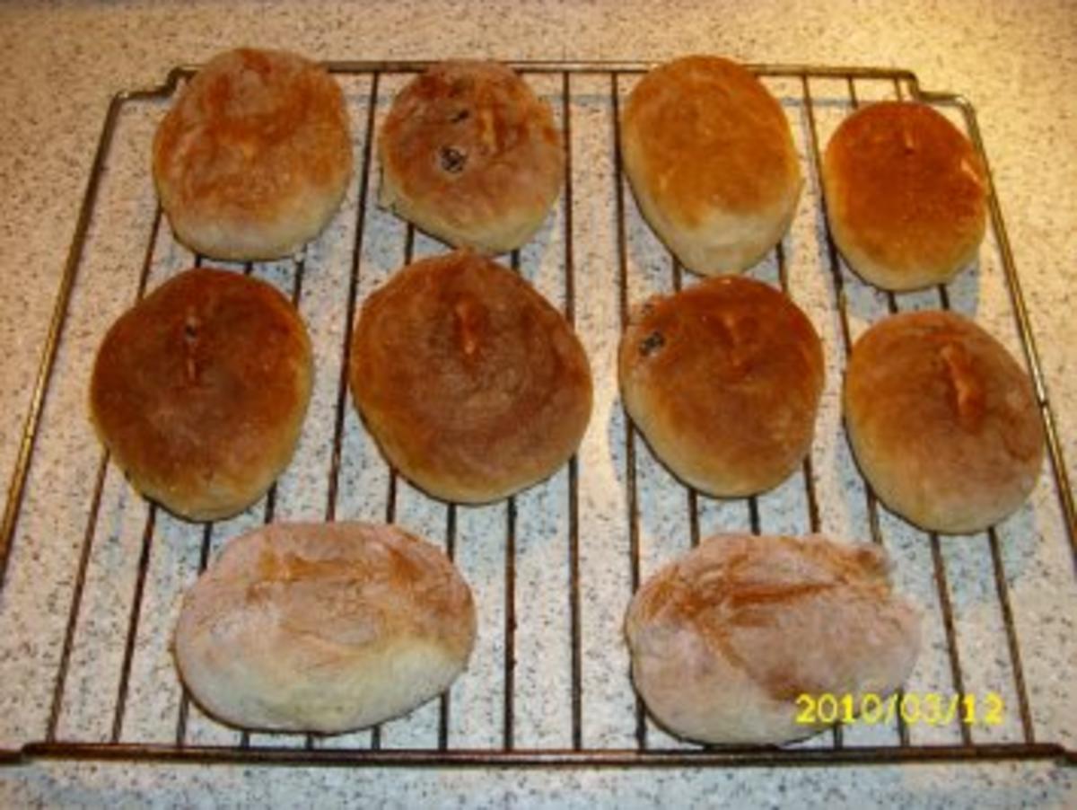 Frühstücks-Brötchen, da ich zu faul war zum Bäcker zu gehen... - Rezept - Bild Nr. 2