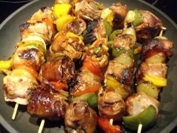 Fleisch:  FLEISCHPÄCKCHEN am Spieß - Rezept - Bild Nr. 6