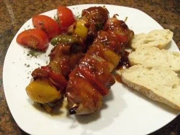 Fleisch:  FLEISCHPÄCKCHEN am Spieß - Rezept - Bild Nr. 7