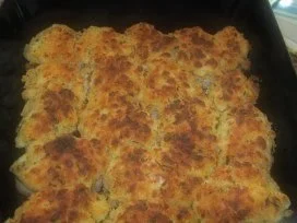 Fleisch: Schweinsfilet mit Mozzarellakruste - Rezept