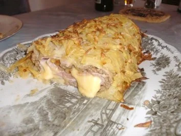 Gefüllter Hackbraten im Röstimantel.... - Rezept - Bild Nr. 2