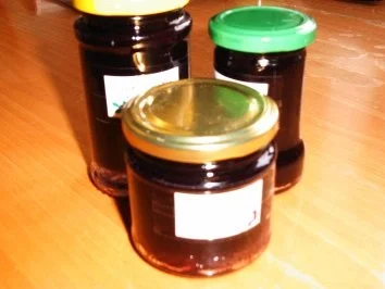 Eingemachtes: Blaubeeren haben feurigen Anschluß.... - Rezept