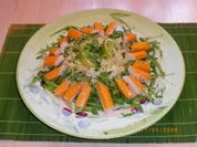 Steckrübencarpaccio mit Surimisticks - Rezept