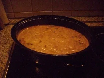 Rezept: Rinderrouladen mit deftiger brauner Soße Bild Nr. 9 Rinderrouladen mit deftiger brauner Soße - Rezept - Bild Nr. 9