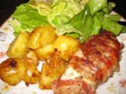Fleisch - gewickeltes Hühnchen - Rezept