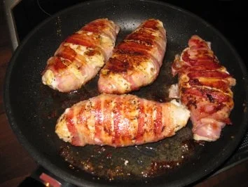 Fleisch - gewickeltes Hühnchen - Rezept - Bild Nr. 2