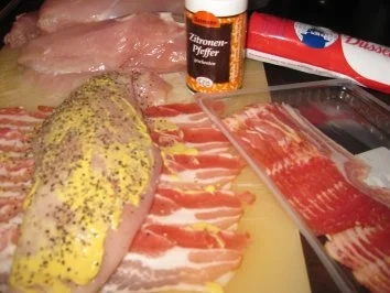 Fleisch - gewickeltes Hühnchen - Rezept - Bild Nr. 3