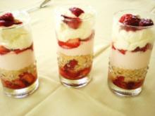 DESSERT: Erdbeer-Quark-Dessert - Rezept