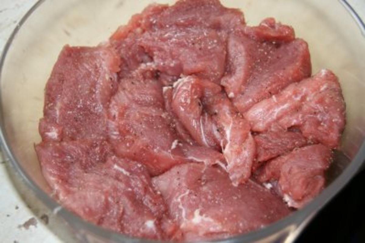 Schwein: Schweinefilet "Exotic" mit Rucola-Salat - Rezept - Bild Nr. 3