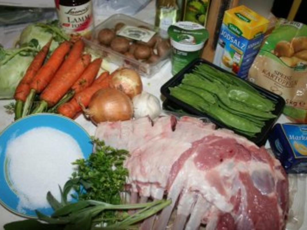 Lamm: Lammrücken mit mediteranem Gemüse und Rösti - einfach - von border