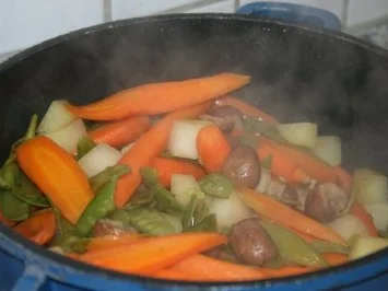 Lamm: Lammrücken mit mediteranem Gemüse und Rösti - Rezept - Bild Nr. 4