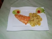 Atlantiksaibling mit Bandnudeln - Rezept