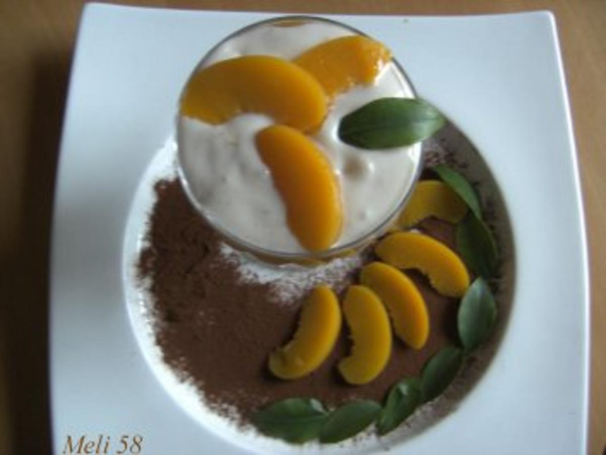 Desserts: Eistee-Creme mit Pfirsich - Rezept - Bild Nr. 4