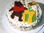 Winnie-Puuh Vanille-Sahne-Torte - Rezept