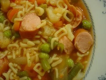 Gemüse-Eintopf mit Nudeln... Kalorienarm - Rezept - Bild Nr. 3