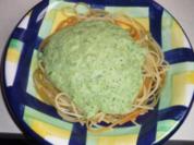 Spaghetti mit Zucchinicreme - Rezept
