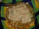 Rezept: Krabbenspaghetti Krabbenspaghetti - Rezept