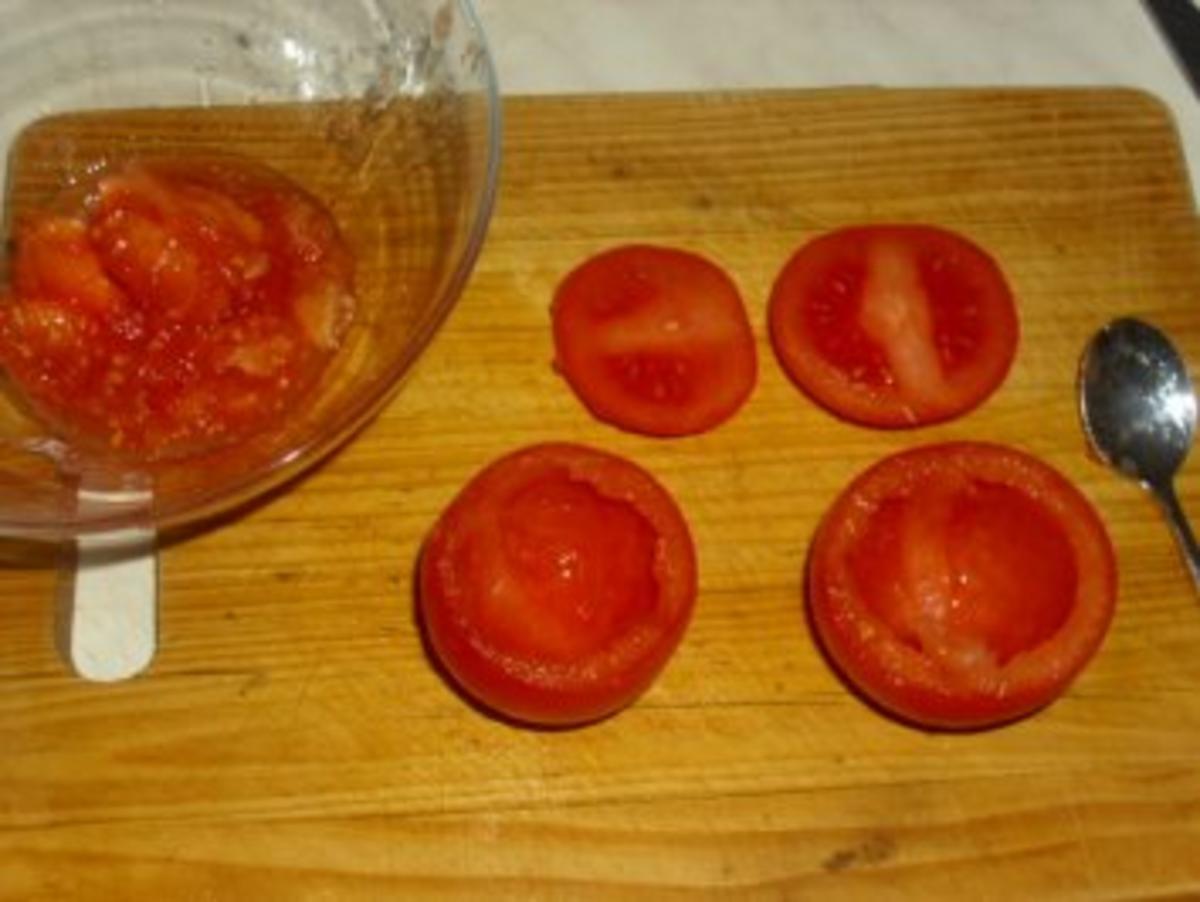 Ofen-Tomate und Aubergine mit Spinat und Schafskäse - Rezept - Bild Nr. 6