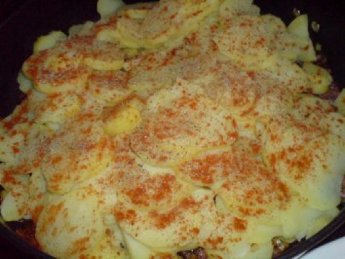 Bratkartoffeln mit Minutensteaks und Tomatensalat - Rezept - Bild Nr. 9