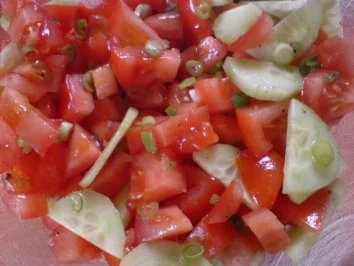 Bratkartoffeln mit Minutensteaks und Tomatensalat - Rezept - Bild Nr. 16