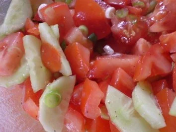 Bratkartoffeln mit Minutensteaks und Tomatensalat - Rezept - Bild Nr. 19