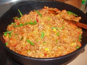 Rezept: Gebratener Reis Bild Nr. 4 Gebratener Reis - Rezept - Bild Nr. 4