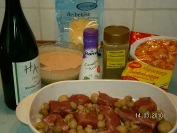 Rezept: Schweinefilets überbacken mit Basmatireis Bild Nr. 2 Schweinefilets überbacken mit Basmatireis - Rezept - Bild Nr. 2