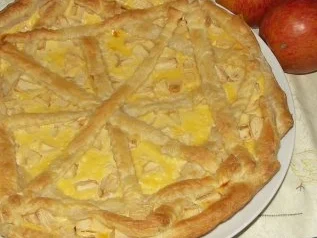 Rezept: Apfelkuchen mit Blätterteig Apfelkuchen mit Blätterteig - Rezept
