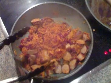 Sauerkraut - Bratwurst - Pfanne - Rezept - Bild Nr. 5