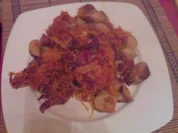 Sauerkraut - Bratwurst - Pfanne - Rezept