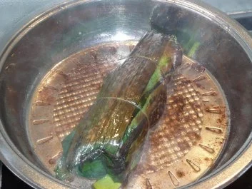 Schweinefiletkopf mit Kräutern im Lauchmantel geschmort - Rezept - Bild Nr. 5