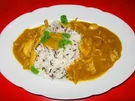 Rezept: Kokos-Curry-Hühnchen mit Mango=indisch Kokos-Curry-Hühnchen mit Mango=indisch - Rezept