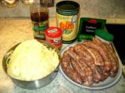 "Saure" Bratwürste - Rezept
