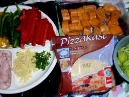 Rezept: Chilimaultaschen mit buntem Gemüse Bild Nr. 2 Chilimaultaschen mit buntem Gemüse - Rezept - Bild Nr. 2