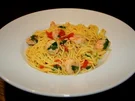 Pasta mit Scampi und Vanille-Tomaten - Rezept