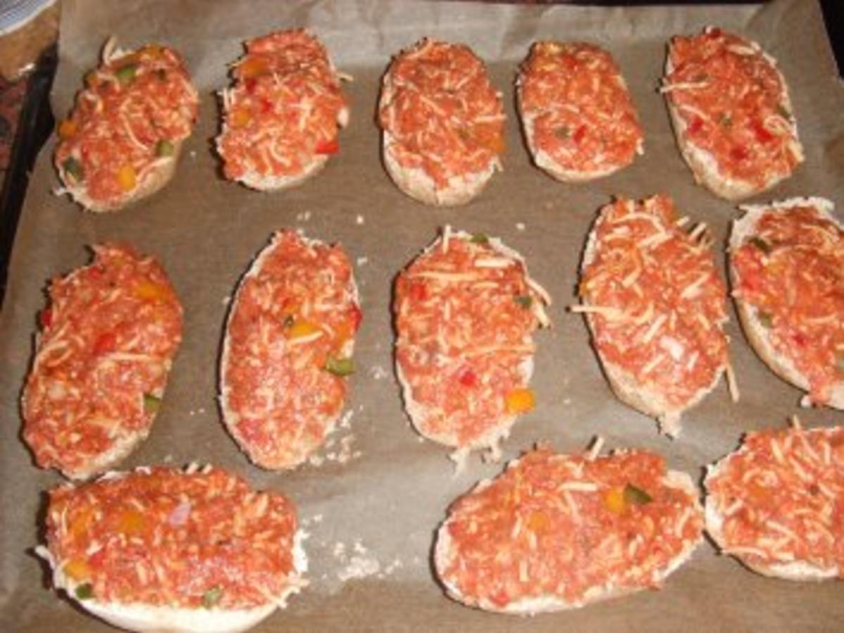 Überbackene Partybrötchen - Rezept mit Bild - kochbar.de