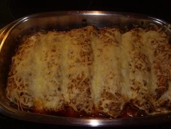 Überbackene Omeletts mit Hackfleisch - Rezept