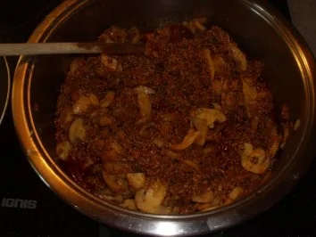 Überbackene Omeletts mit Hackfleisch - Rezept - Bild Nr. 3