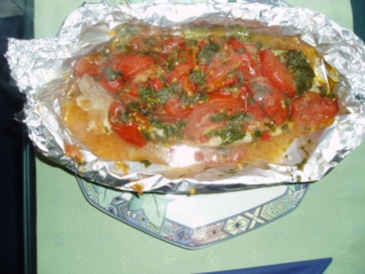 Seelachsfilet in Folie gegart - schnell &amp; einfach - 32 kcal/100g