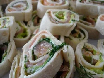 Rezept: Lachs-Wraps Lachs-Wraps - Rezept