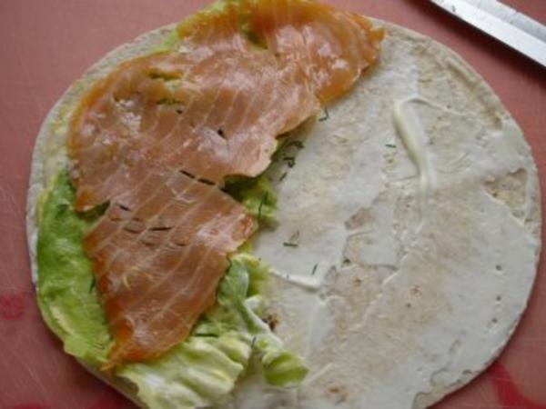 Lachs-Wraps - Rezept mit Bild - kochbar.de